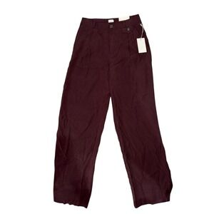 A New Day Women's High-Rise Relaxed Fit Wide Leg Trousers Size 2 Brown